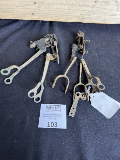 Group of FIVE Wesco telephone switchooks for telephony restoration projects