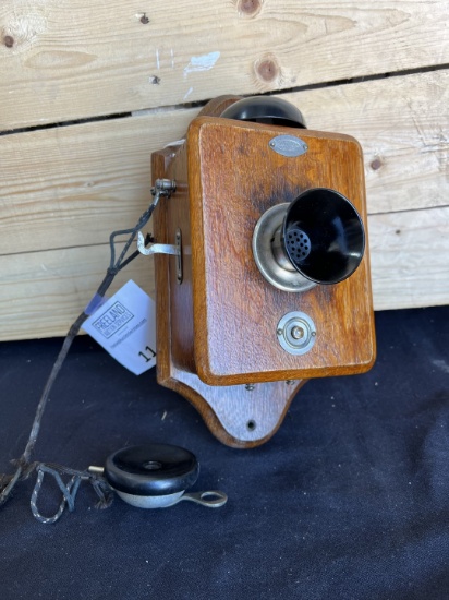 Early 1890s Manhattan Electrical Supply Co. New York unusual intercom telephone