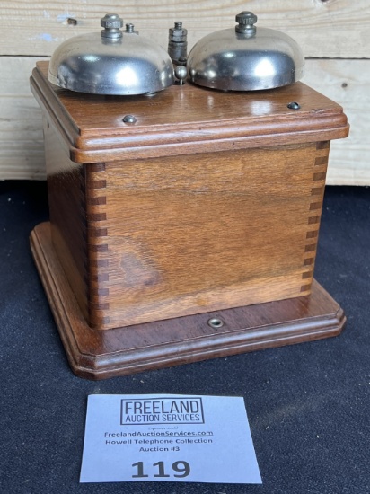Walnut Northern Electric MUSEUM Quality MONTREAL extension bell box