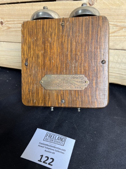 Montgomery Ward & Co. DIAMOND telephone extension bell box