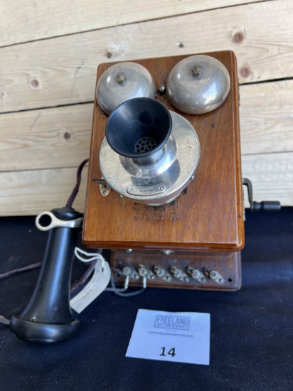 Western Electric Type 21 compact Telephone compete with Transmitter, Receiver