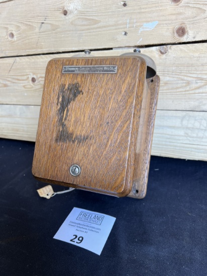 Stromberg Carlson OAK Type 300 telephone extension bell box