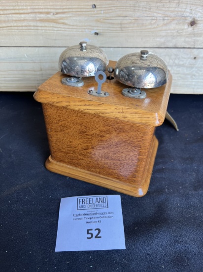 Museum Quality OAK Extension telephone bell box