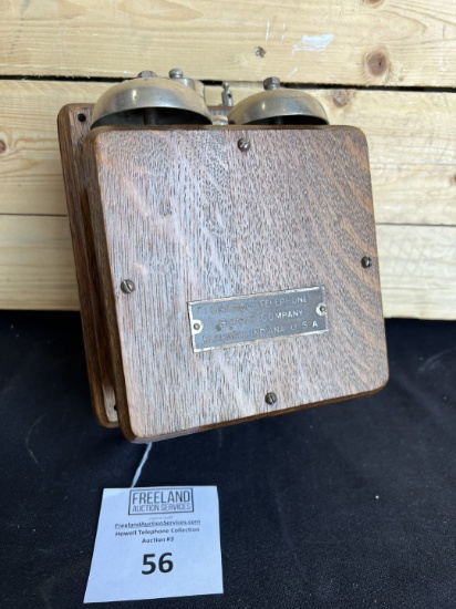 Oak Chicago Telephone Company extension bell box