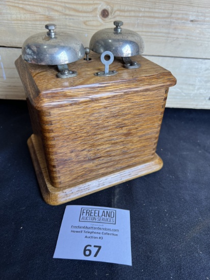 Early 1890s OAK Telephone extension bell box