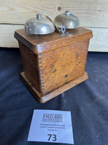 North Electric 1600 W OAK Telephone extension bell ringer box