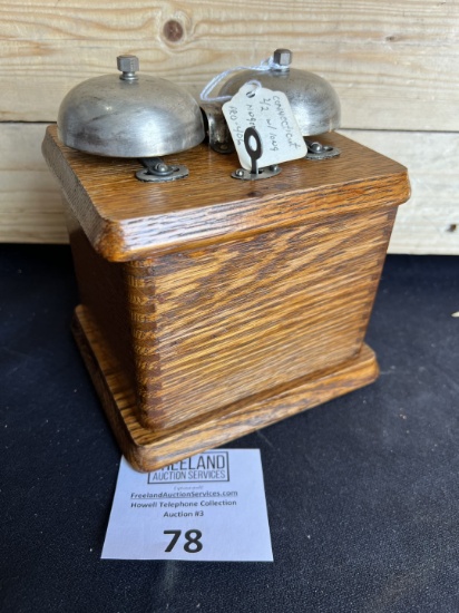 Connecticut OAK telephone extension bell box
