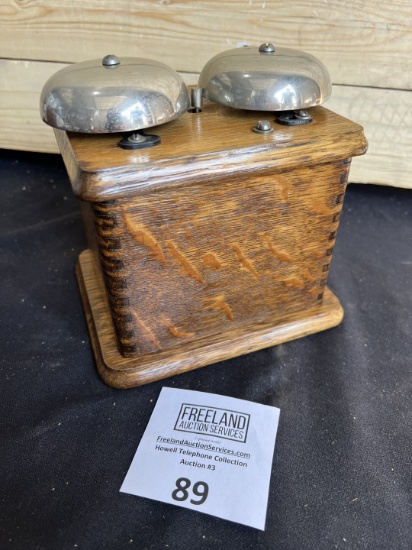 Early 1900s OAK Telephone extension bell box
