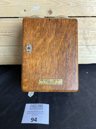 Western Electric Type 293 A Oak telephone subset ringer box