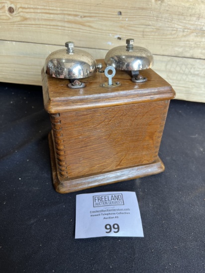 1890s American Electric OAK extension bell box