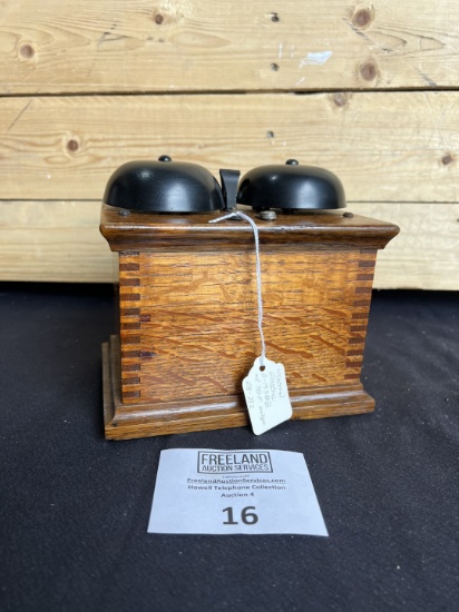 Western Electric OAK Telephone Company Extension bell box