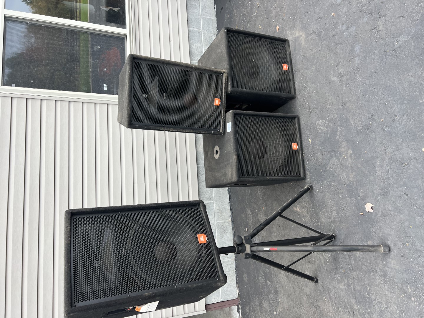 JRX 100 JBL Speaker set of 4 good working | Proxibid