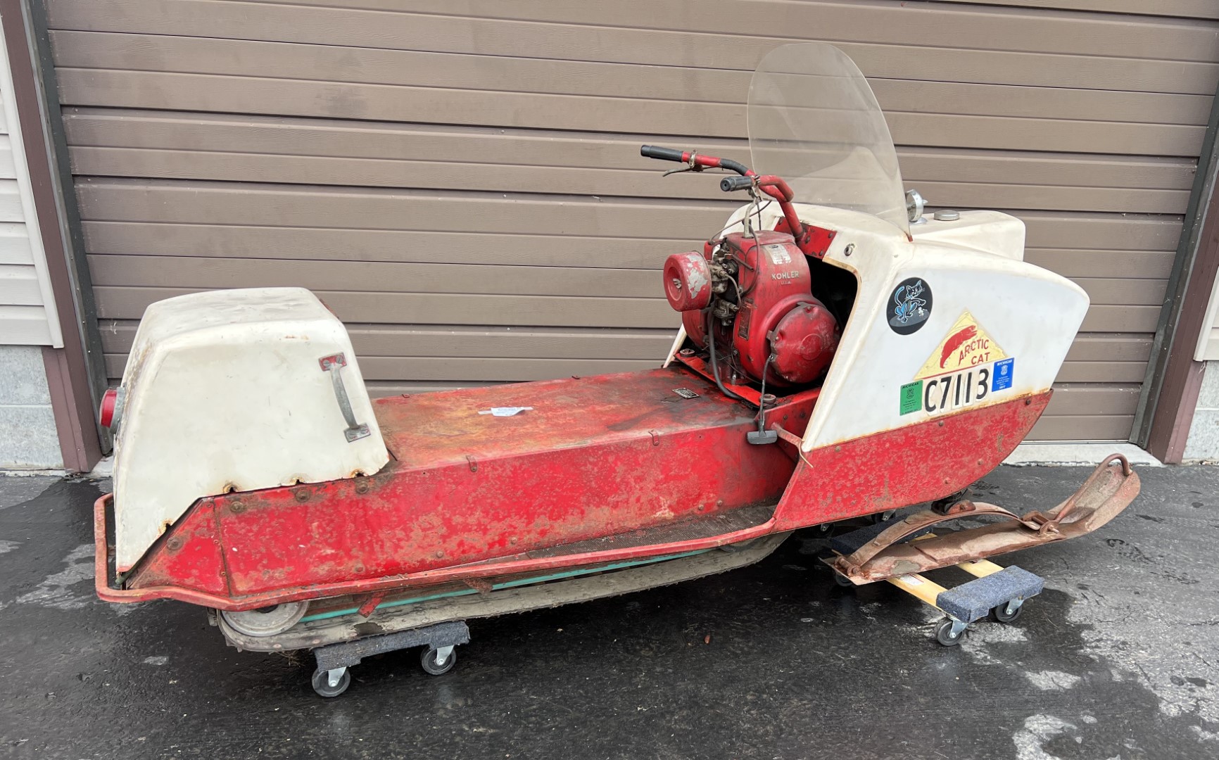 1966 Arctic Cat Model 141-D Snowmobile w/ | Proxibid 1966 Arctic Cat Model 141-D Snowmobile w/ | Proxibid