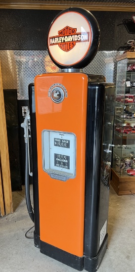 Harley-Davidson Wayne 1940/50s Restored Gas Pump