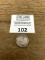 1860 Seated Liberty SILVER Half Dollar 