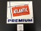 Atlantic Premium porcelain Pump Plate Sign