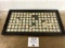 WWII era framed group of country flag pins