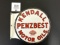 Kendall PENZBEST Motor Oils 1930s porcelain flange