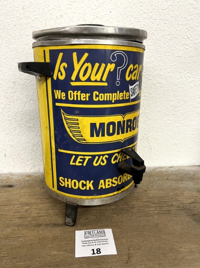 Monroe Shock Absorbers advertising 1970s COFFEE MAKER