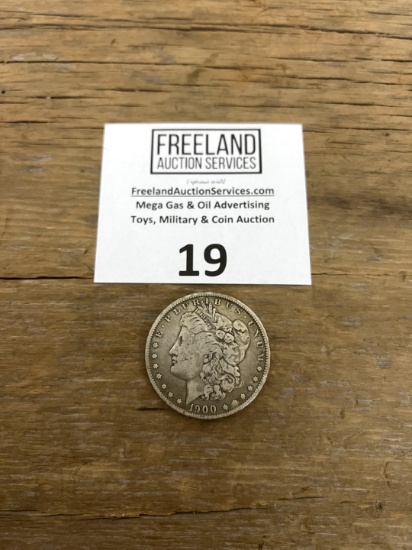 1900 Morgan Silver Dollar "O" Mint mark VF to EF condition