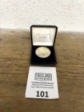 1990 Silver Eagle 1 oz Dollar in case