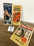Three WWII Military Maps with excellent graphics