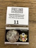 1993 American Eagle SILVER DOLLAR 1oz fine silver