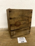 1920s wooden STANDARD OIL COMPANY Indiana Grease crate