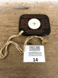 unusual WWII General Electric Co. made Emergency Signaling Mirror