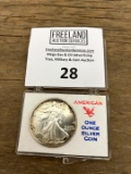 1989 American Silver Eagle ONE OUNCE SILVER COIN