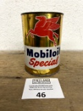 Mobiloil SPECIAL quart motor oil can