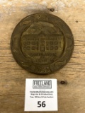 WWII 1945 REIMS CAPITULATION DU REICH BRASS GERMAN SURRENDER AT REIMS PLAQUE
