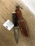 Antique Schrade-Walden H-15 Hunting knife with sheath