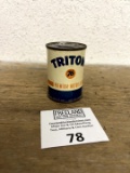 Triton 76 Premium Motor Oil Gas advertising coin bank