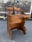 Chicago Telephone Co. OAK late 1890s FANCY Vanity Cabinet desk phone