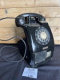 unusual ITT Kellogg table top 3 slot BAR STYLE rotary coin payphone