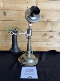 Western Electric #10 candlestick telephone with 7 Digit faceplate