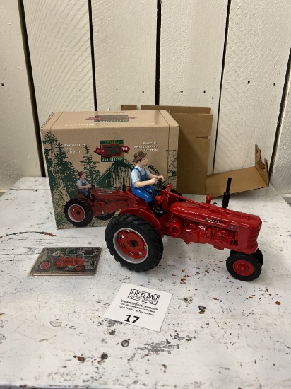 Farmall H with Farmer ERTL 50th Anniversary Special Anniversary Edition toy tractor