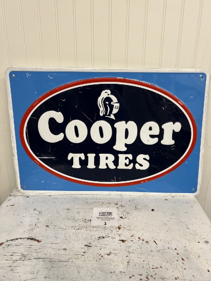 Cooper Tires SCIOTO SIGNS Kenton, OH Advertising Metal Sign