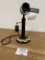 Western Electric candlestick telephone with advertising attachment note pad holder
