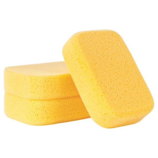 QEP - 7-1/2 in. x 5-1/2 in. x 1-7/8 in. Extra Large Grouting, Cleaning and Washing Sponge (3-Pack).