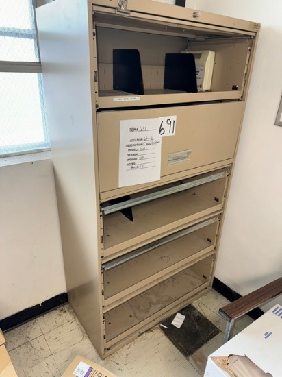 5 Drawer Lateral file cabinet