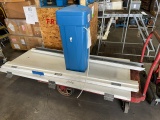 TS21 Softener salt bin & misc scrap door frame w/cart