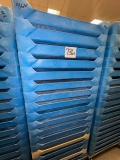 36 4” Poly Trays on cart