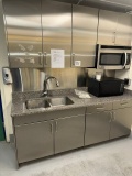 SS Kitchenette cupboards w/microwave