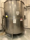 SS Bulk Tank 2500 Gallon 84”w x 120”h