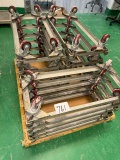 204 Wood Modul trays w/17 wheeled carts