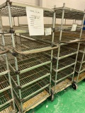Wheeled cart 71”x24”x70”