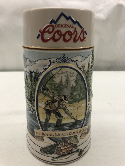 Coors "the Rocky Mountain Legend " 1993 stein
