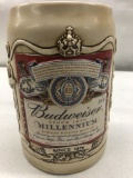 Budweiser Millennium label stein